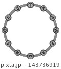 Metallic Metallic Zodiac Wheel Symbols Metallic Metallic Zodiac Wheel Symbols 143736919