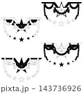 Monochrome Winged Star Ribbon Monochrome Winged Star Ribbon 143736926