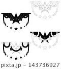 Linear Winged Star and Ribbon Linear Winged Star and Ribbon 143736927