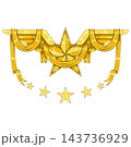 Golden Winged Star Ribbon Golden Winged Star Ribbon 143736929