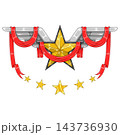 Winged Star Ribbon Color Winged Star Ribbon Color 143736930