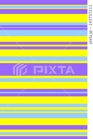 ボーダー模様　イエロー　パープル 143737211