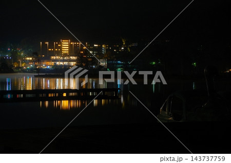 白樺湖畔の夜景 白樺湖畔の夜景 143737759