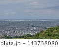 自然が残る湘南平展望台から見下ろす風景　平塚市 143738080