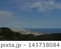 自然が残る湘南平展望台から見下ろす風景　平塚市 143738084