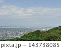 自然が残る湘南平展望台から見下ろす風景　平塚市 143738085