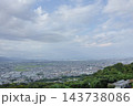 自然が残る湘南平展望台から見下ろす風景　平塚市 143738086