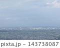 自然が残る湘南平展望台から見下ろす風景　平塚市 143738087