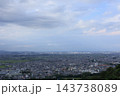 自然が残る湘南平展望台から見下ろす風景　平塚市 143738089