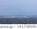 自然が残る湘南平展望台から見下ろす風景　平塚市 143738090