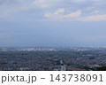 自然が残る湘南平展望台から見下ろす風景　平塚市 143738091