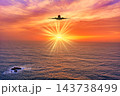 ロカ岬からベーリング海の美しいサンセット風景 143738499