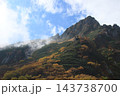 中央アルプス　紅葉の駒ヶ岳　秋風景 143738700