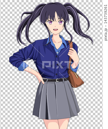 カーディガンを着た女性 カーディガンを着た女性 143739261