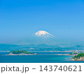 富士山と湘南海岸 143740621