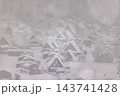 岐阜県　冬の世界遺産 白川郷の雪景色 143741428