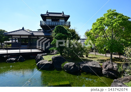池田城（大阪府）と日本庭園 143742074