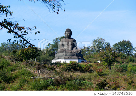 東京都 秋 日の出町 鹿野大仏 東京都 秋 日の出町 鹿野大仏 143742510