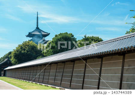 東寺の五重塔 143744389