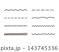 手描き風_シンプルライン,線,あしらいC_01 143745336