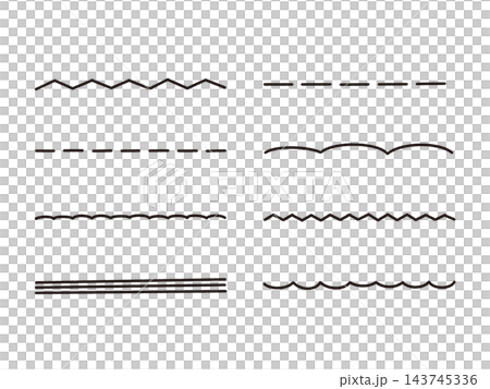 Hand-drawn style_Simple lines, lines, embellishments C_01 Hand-drawn style_Simple lines, lines, embellishments C_01 143745336