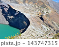 蔵王　御釜を展望する 143747315