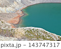 蔵王　御釜を展望する 143747317