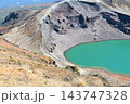蔵王　御釜を展望する 143747328
