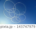 ブルーインパルスの展示飛行　サクラ 143747979