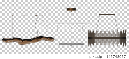 chandelier on the ceiling isolated on transparent background, hanging lamp, pendant light, 3D illustration, cg render chandelier on the ceiling isolated on transparent background, hanging lamp, pendant light, 3D illustration, cg render 143748057