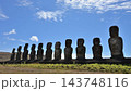 南太平洋　神秘に満ちた絶海の孤島　イースター島 143748116