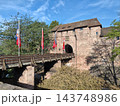 ドイツ_ニュルンベルク_朝の城壁 143748986