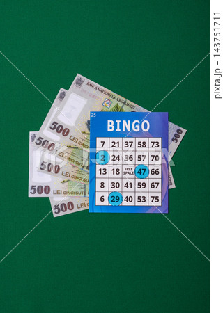 Colorful bingo cards for fun, gaming, and Christmas leisure. Bingo cards 143751711