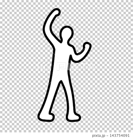 People protesting with stick figure series People protesting with stick figure series 143754091