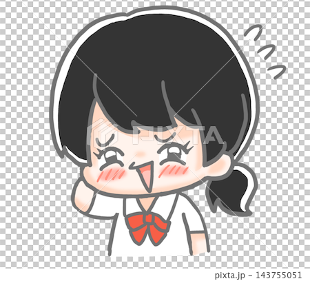 一位臉紅的女學生 一位臉紅的女學生 143755051