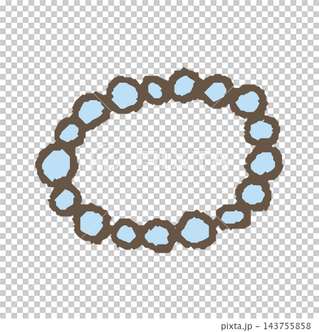 手描きのブレスレット 手描きのブレスレット 143755858