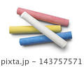 カラフルなチョーク 143757571
