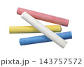 カラフルなチョーク 143757572