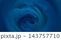 Defocused spiral. Mist color wave. Blue round swirl flow abstract background. Fume portal paint rotation blend circle blur texture. 143757710