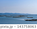岡山県 錦海湾に浮かぶ牡蠣いかだ 143758063