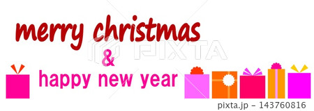 メリークリスマス merry christmas ハッピーニューイヤー happy new year メリークリスマス merry christmas ハッピーニューイヤー happy new year 143760816