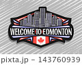 Vector logo for Edmonton 143760939