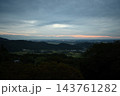 筑波山中腹からの風景、東京方面、朝 143761282