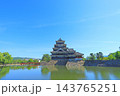 長野県松本市、国宝松本城の風景 長野県松本市、国宝松本城の風景 143765251