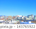 愛知県豊田市、豊田市中心部ビル街の風景 愛知県豊田市、豊田市中心部ビル街の風景 143765922