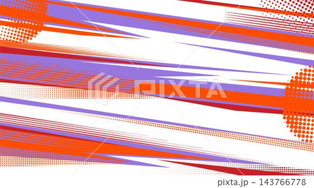 Dynamic sport poster with bold orange patterns Dynamic sport poster with bold orange patterns 143766778