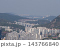 Famous N Seoul Tower landmark and urban skyline view from Namsan Mountain 143766840