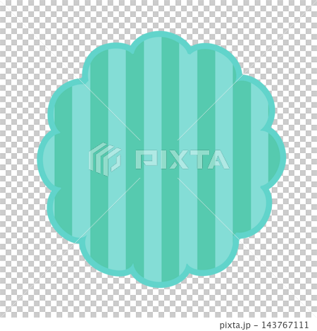 花丸型背景イラスト 143767111