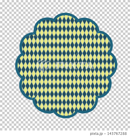 Flower-shaped background illustration Flower-shaped background illustration 143767288