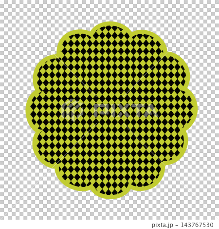 Flower-shaped background illustration Flower-shaped background illustration 143767530